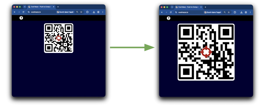Enlarge your QR